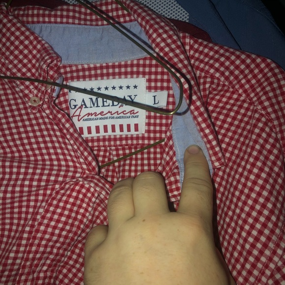 Red Plaid shirt - Picture 2 of 2